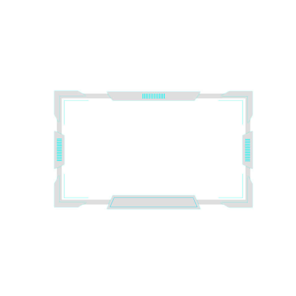 Online gaming screen panel and border design for gamers png