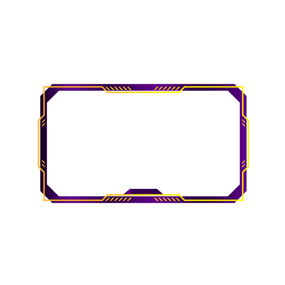 Online gaming screen panel and border design for gamers png