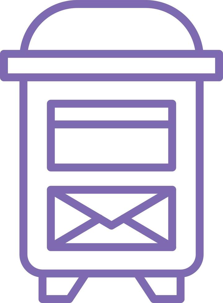 Mailbox Vector Icon Design