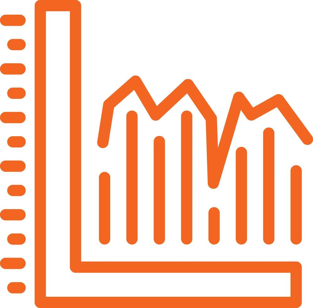 Graph Vector Icon Design