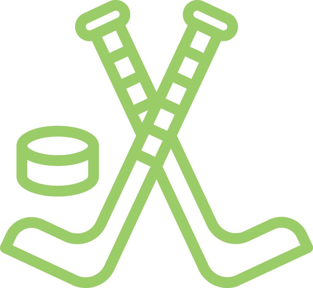 diseño hielo hockey icono estilo vector