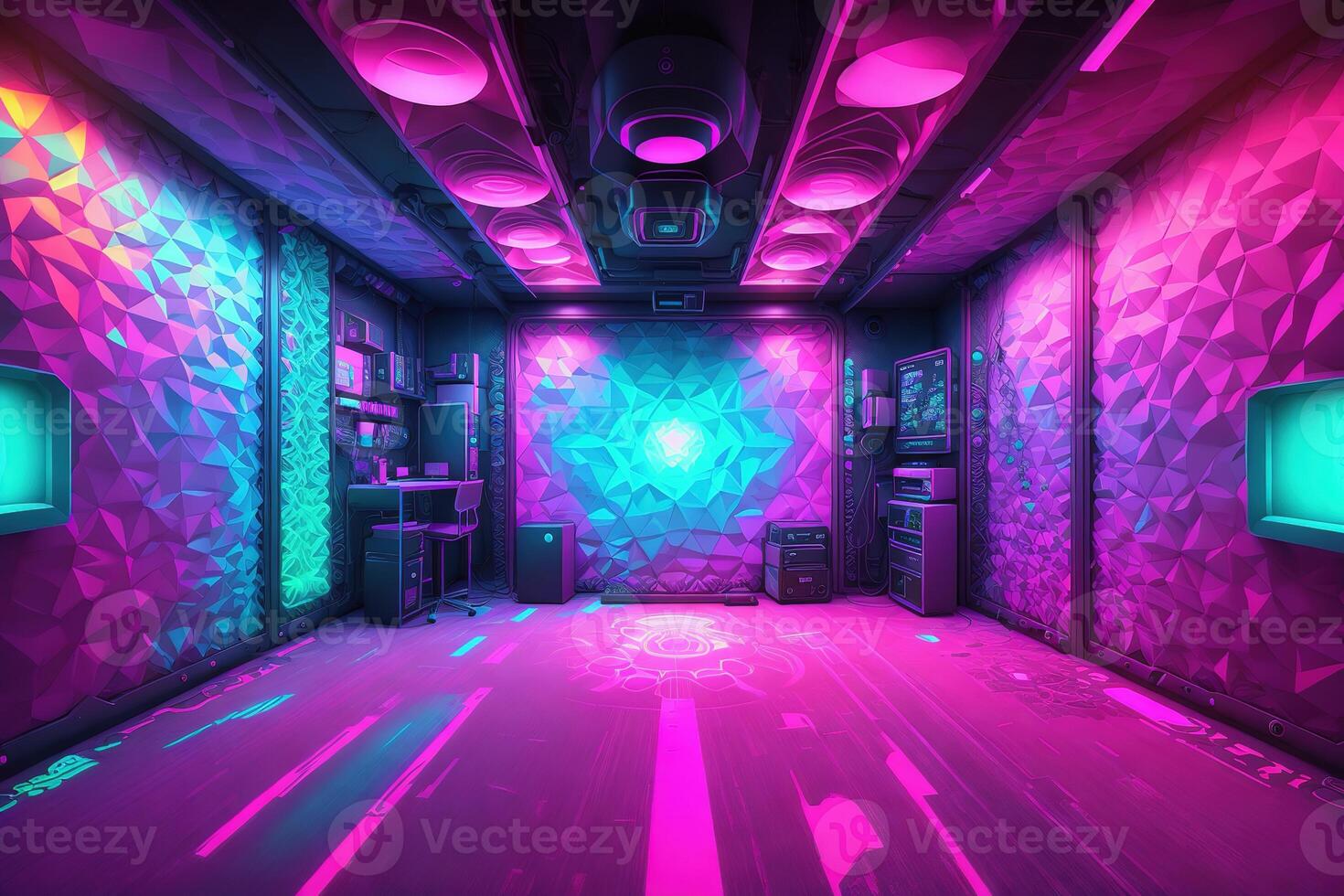 sound proof environment neon ambience by photo