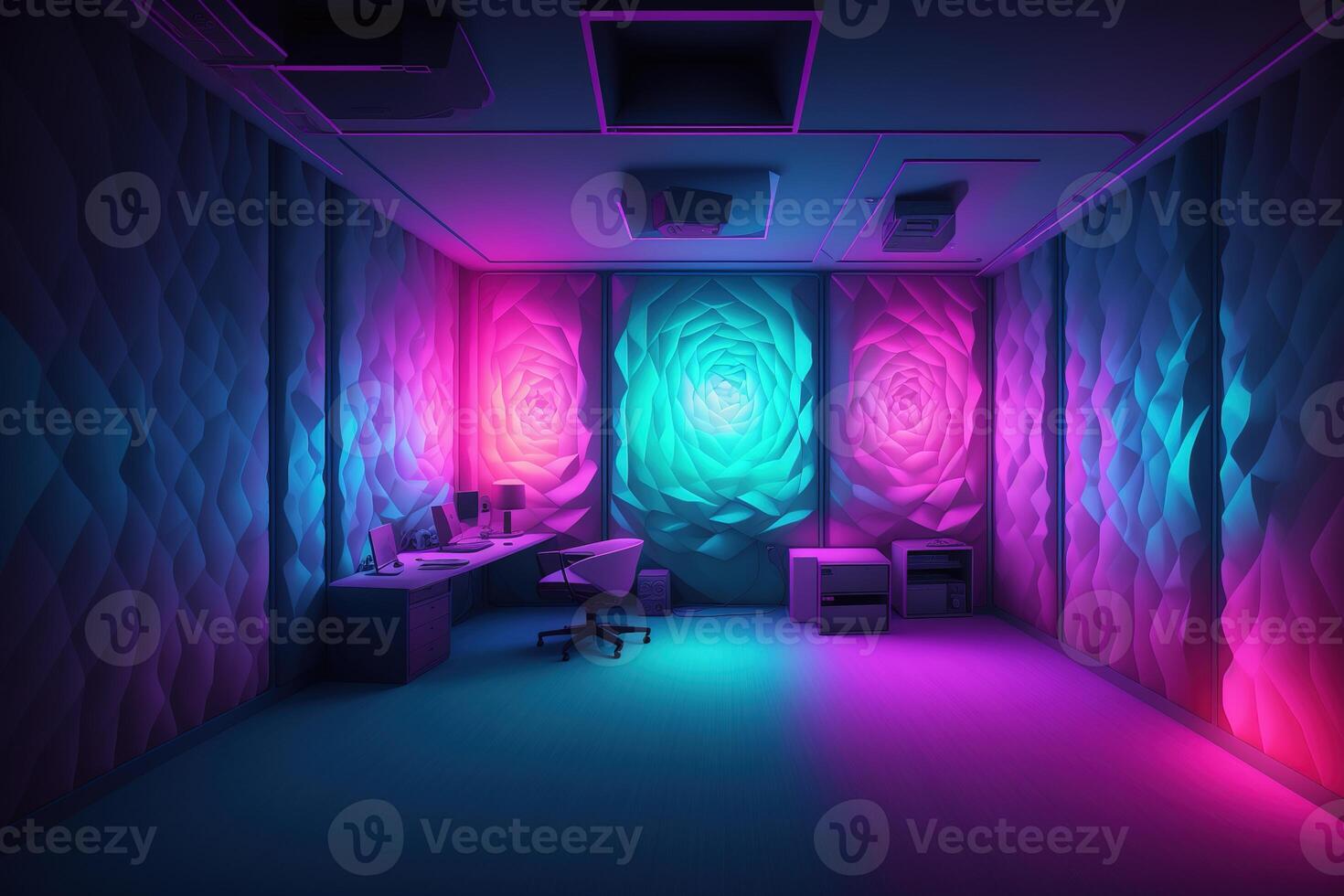 sound proof environment neon ambience by photo