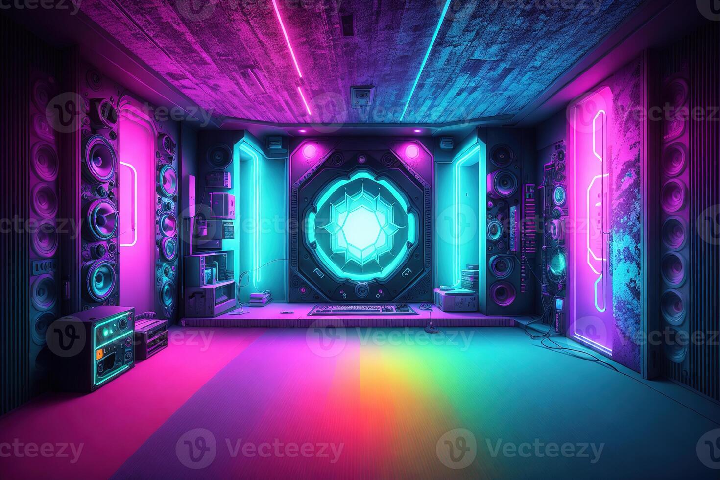 sound proof environment neon ambience by photo