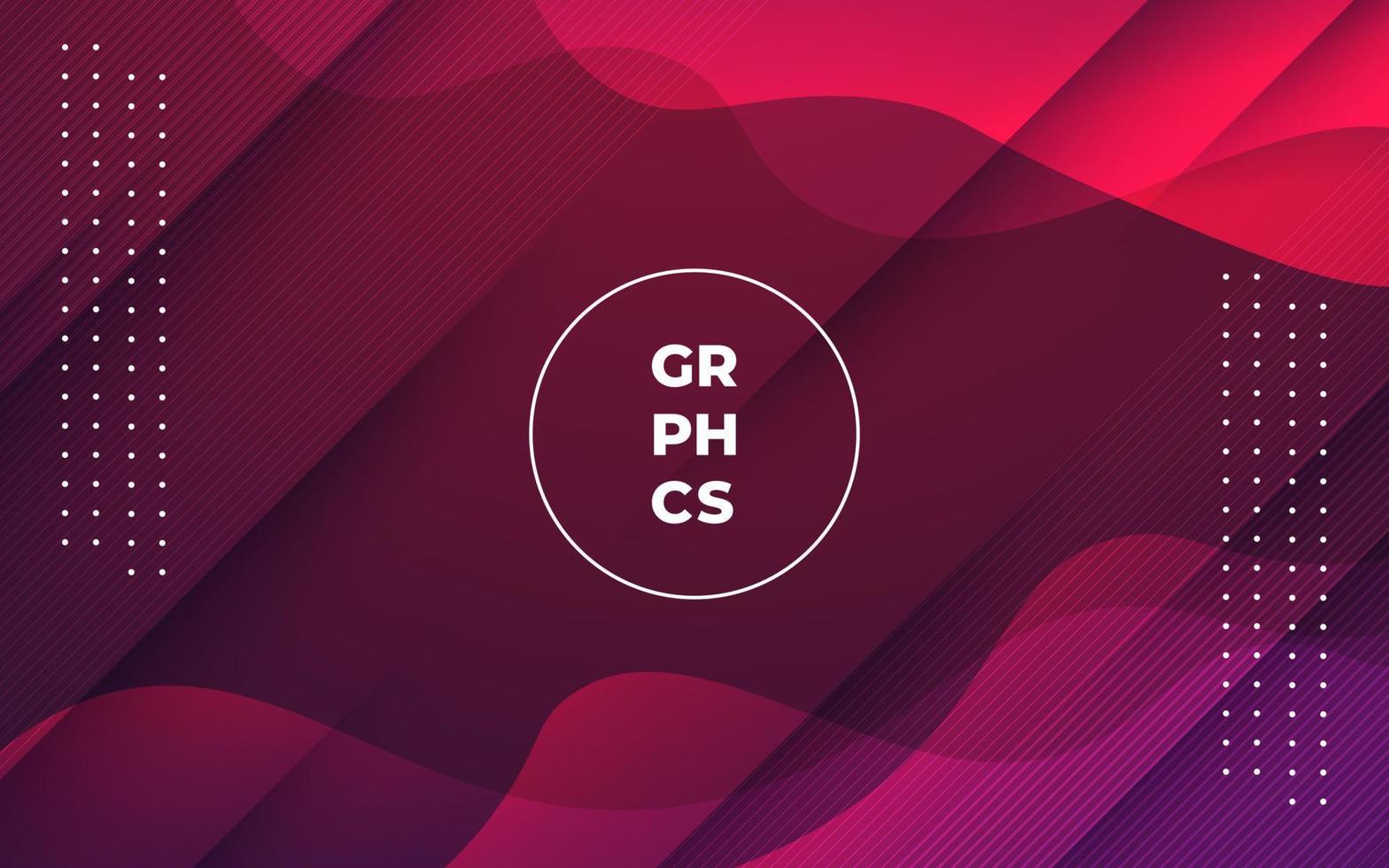 abstract dark red liquid color gradient wavy geometric fluid shape background. eps10 vector