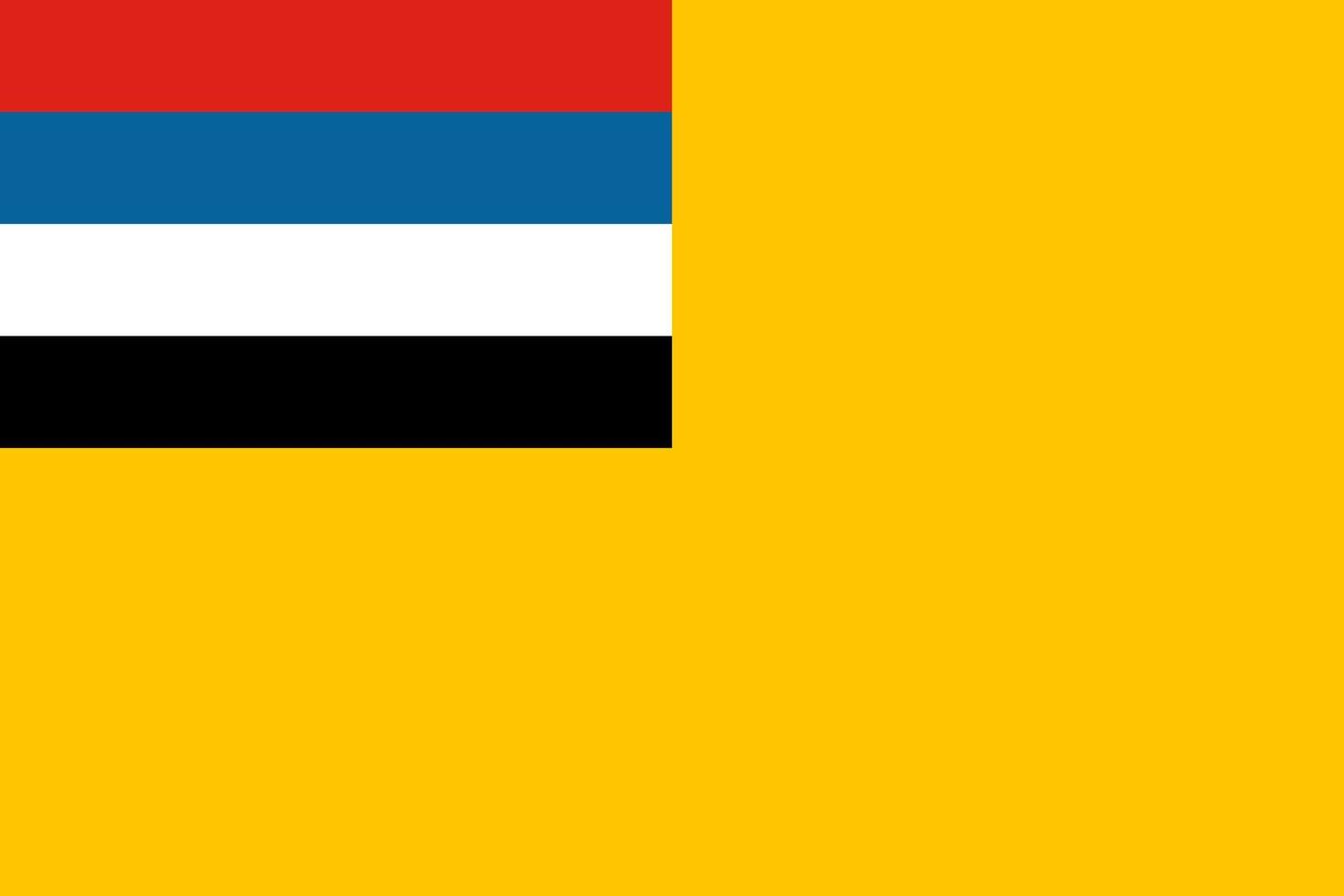 sencillo bandera de manchukuo vector