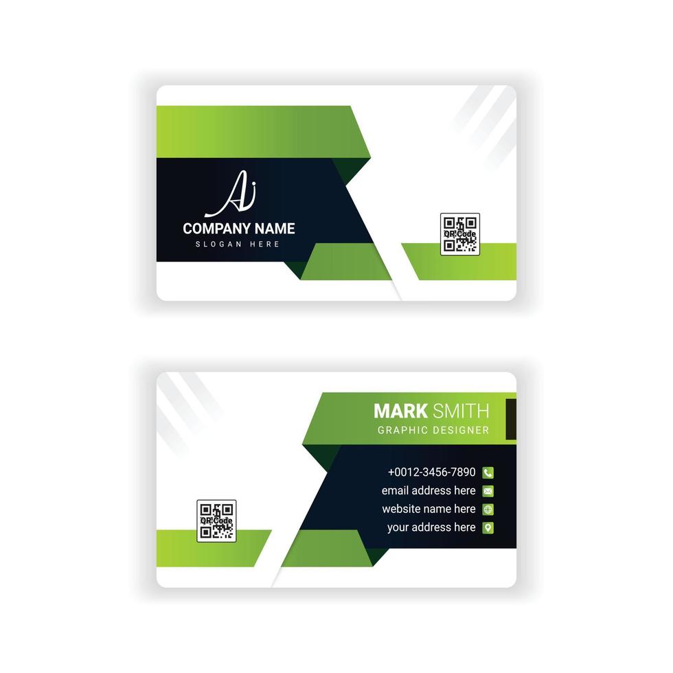 Free Vector Creative and modern Business Card Template