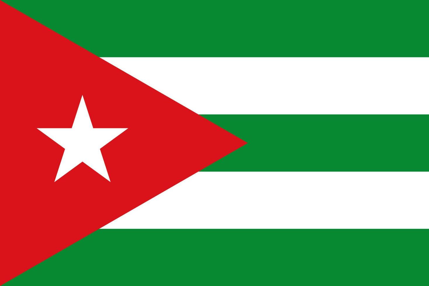 Simple flag of Guadeloupe vector