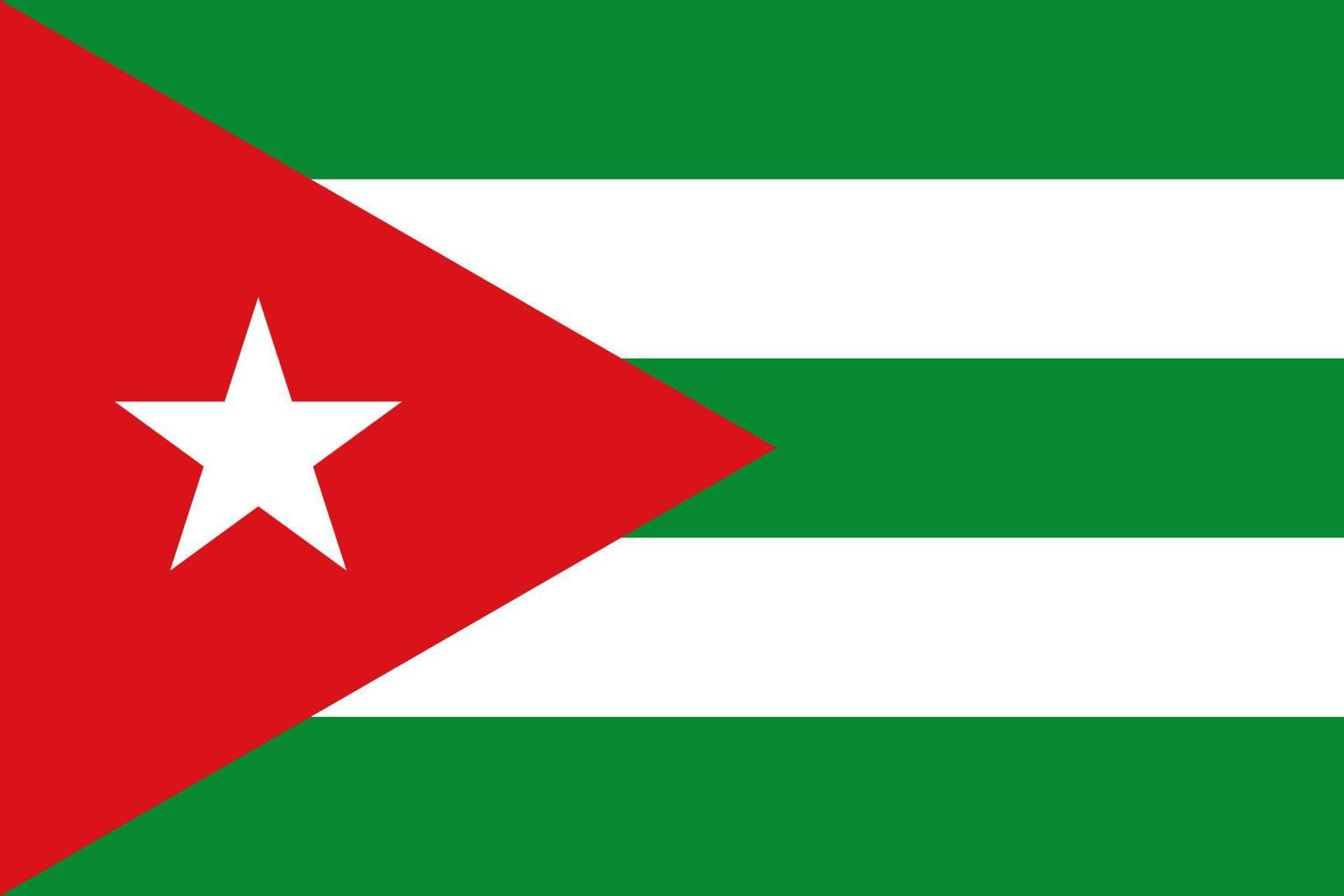 Simple flag of Guadeloupe vector