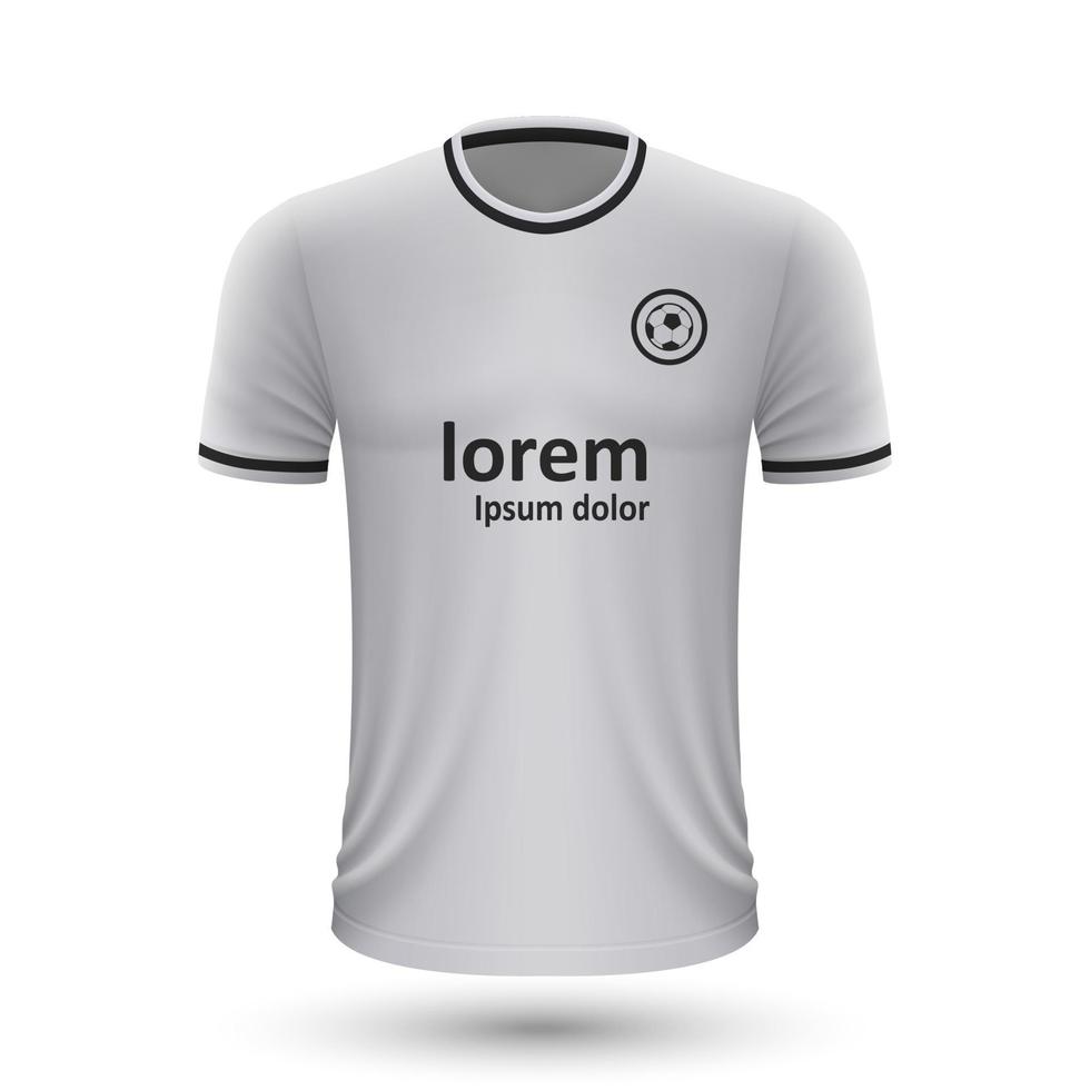 Realistic soccer shirt Eintracht vector