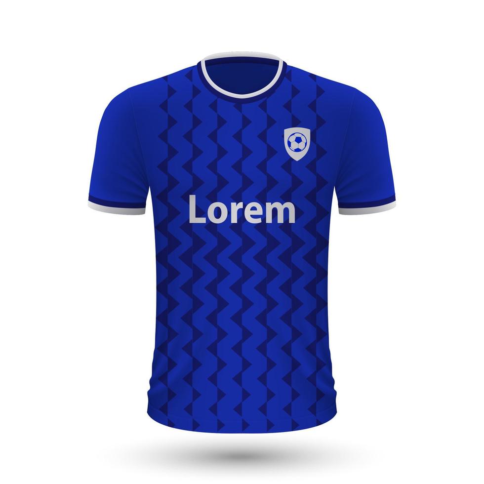 Realistic soccer shirt Al Hilal vector