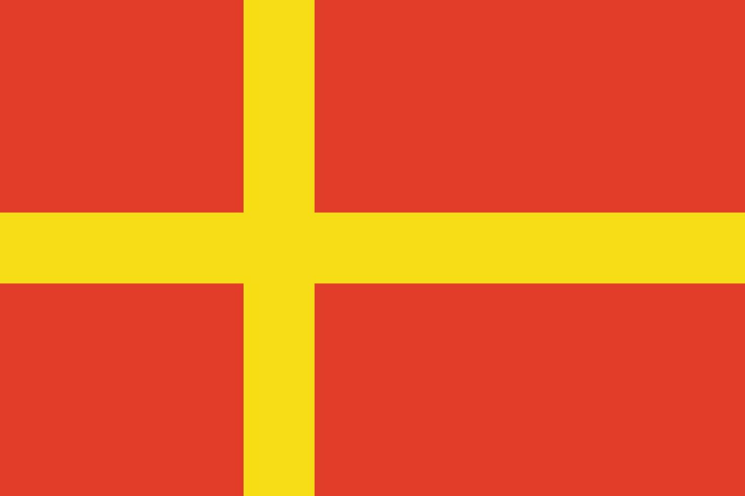 Simple flag of Scania vector