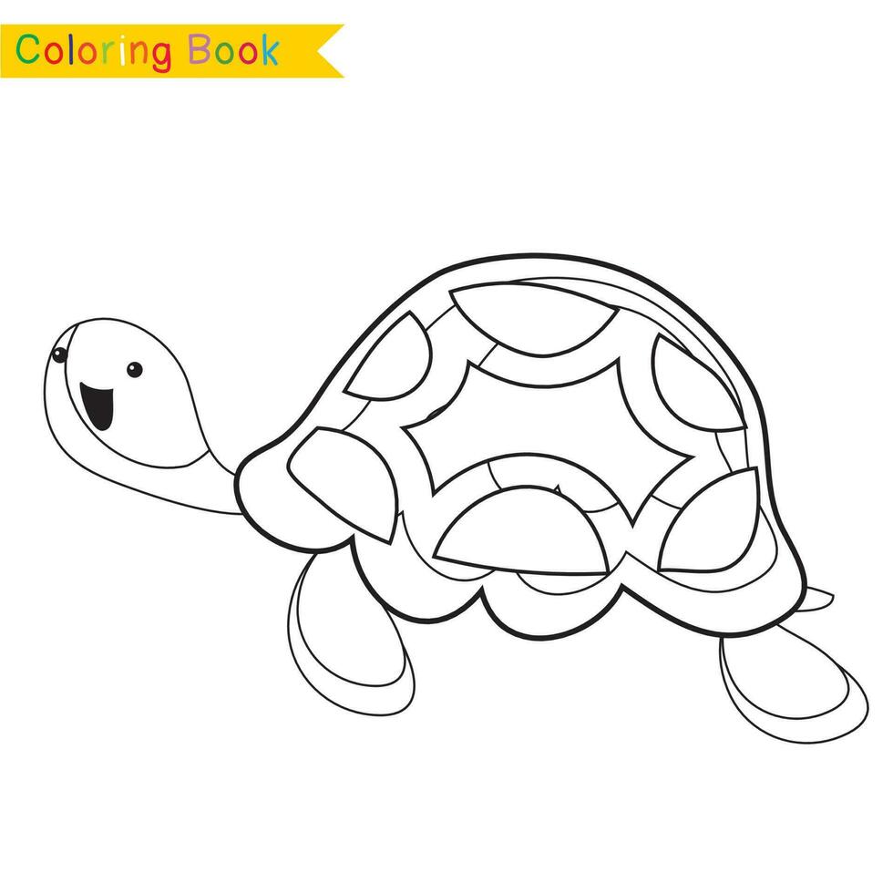Educational printable coloring worksheet. Coloring activity for children. Vector file.
