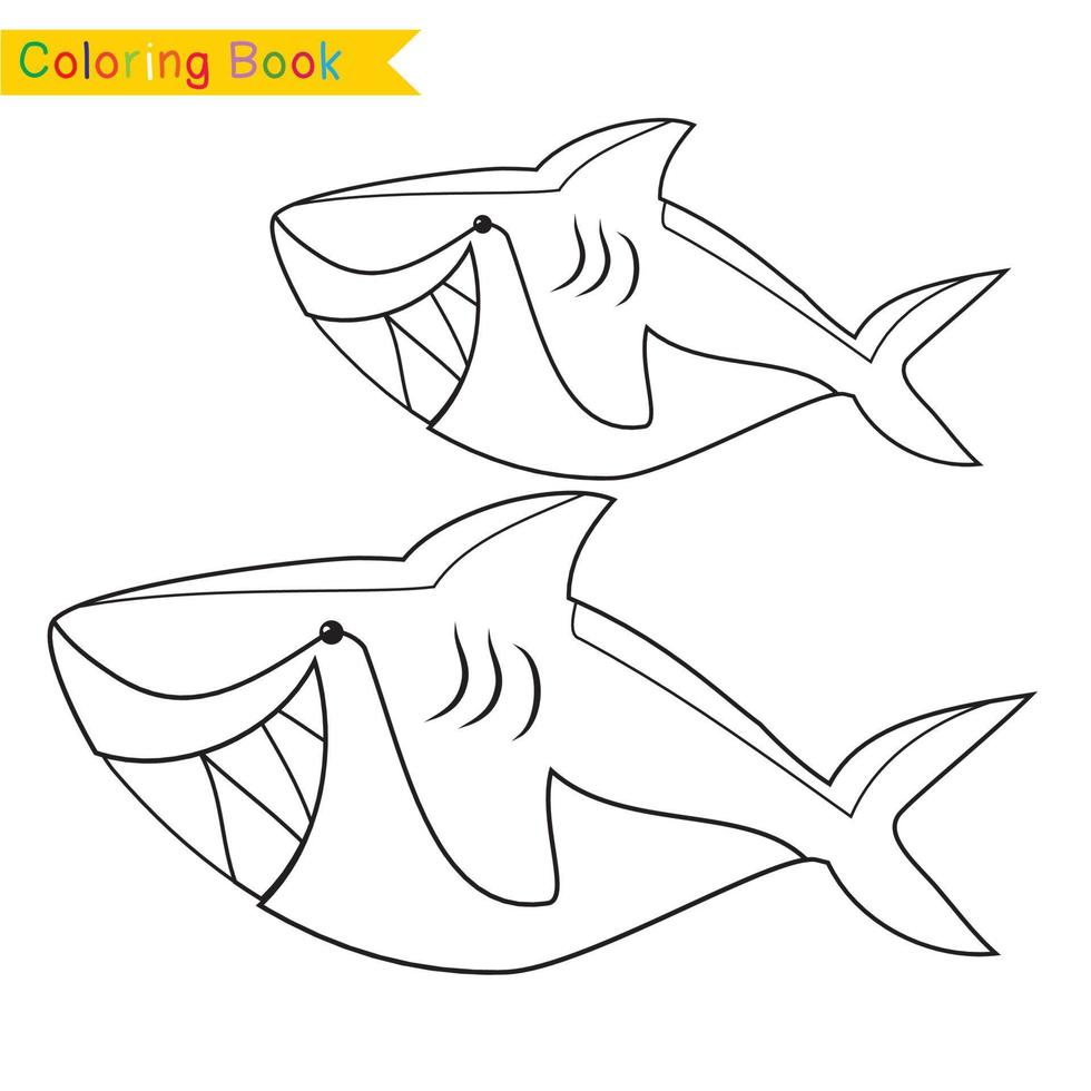 Educational printable coloring worksheet. Coloring activity for children. Vector file.