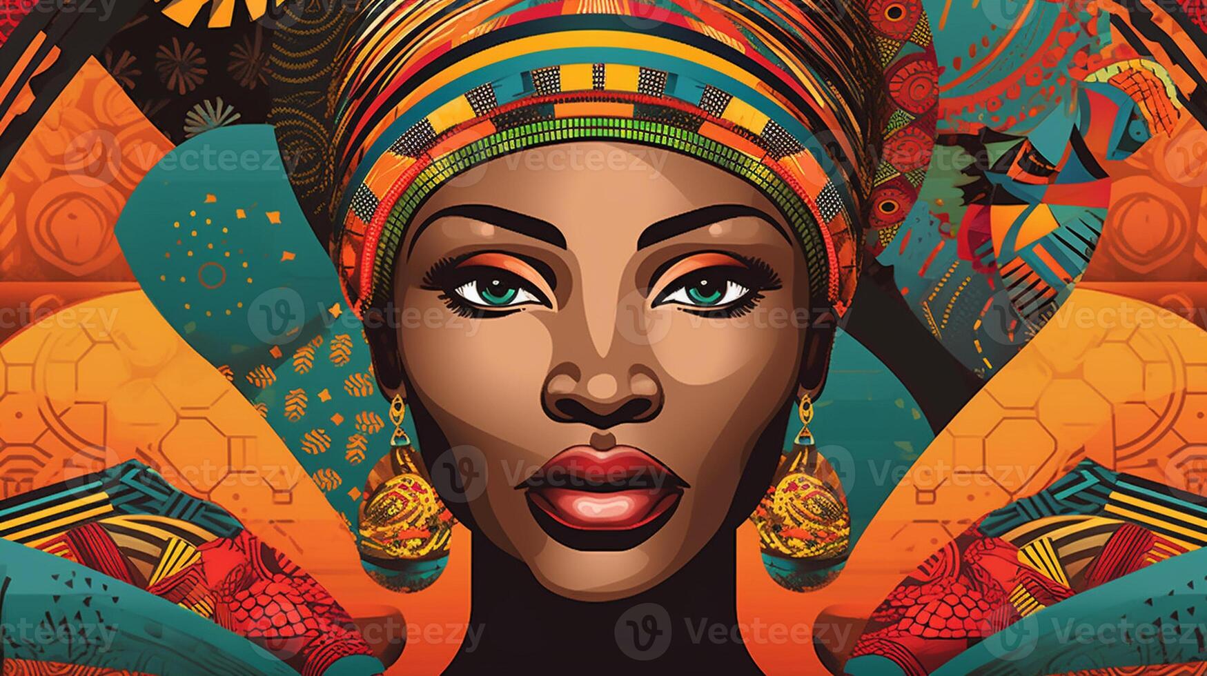 The vision of a united and prosperous Africa, showcases its potential for innovation, development, and self - determination. africa day concept artwork photo