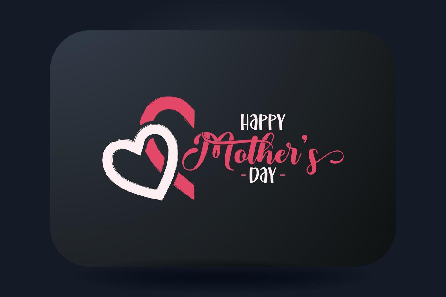 Mothers Day T-shirt Design Happy Mothers Day vector