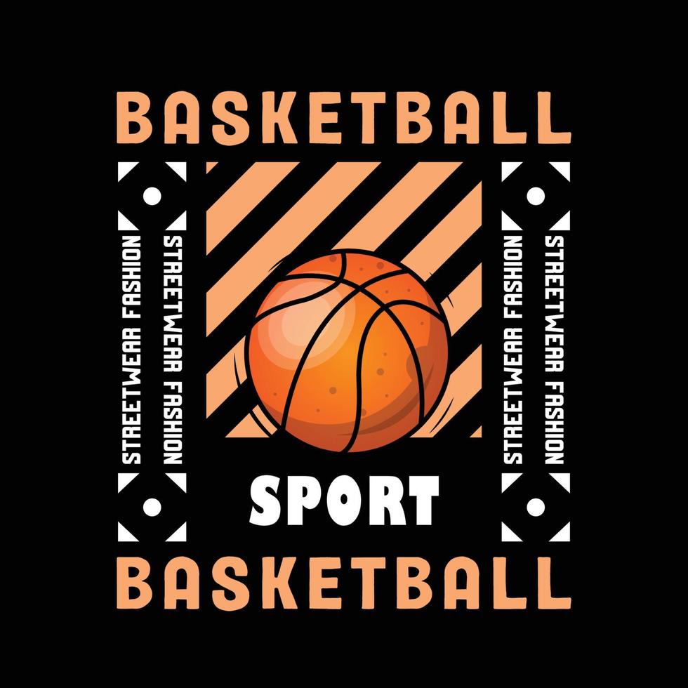 Basketball Streetwear The Illustration vector