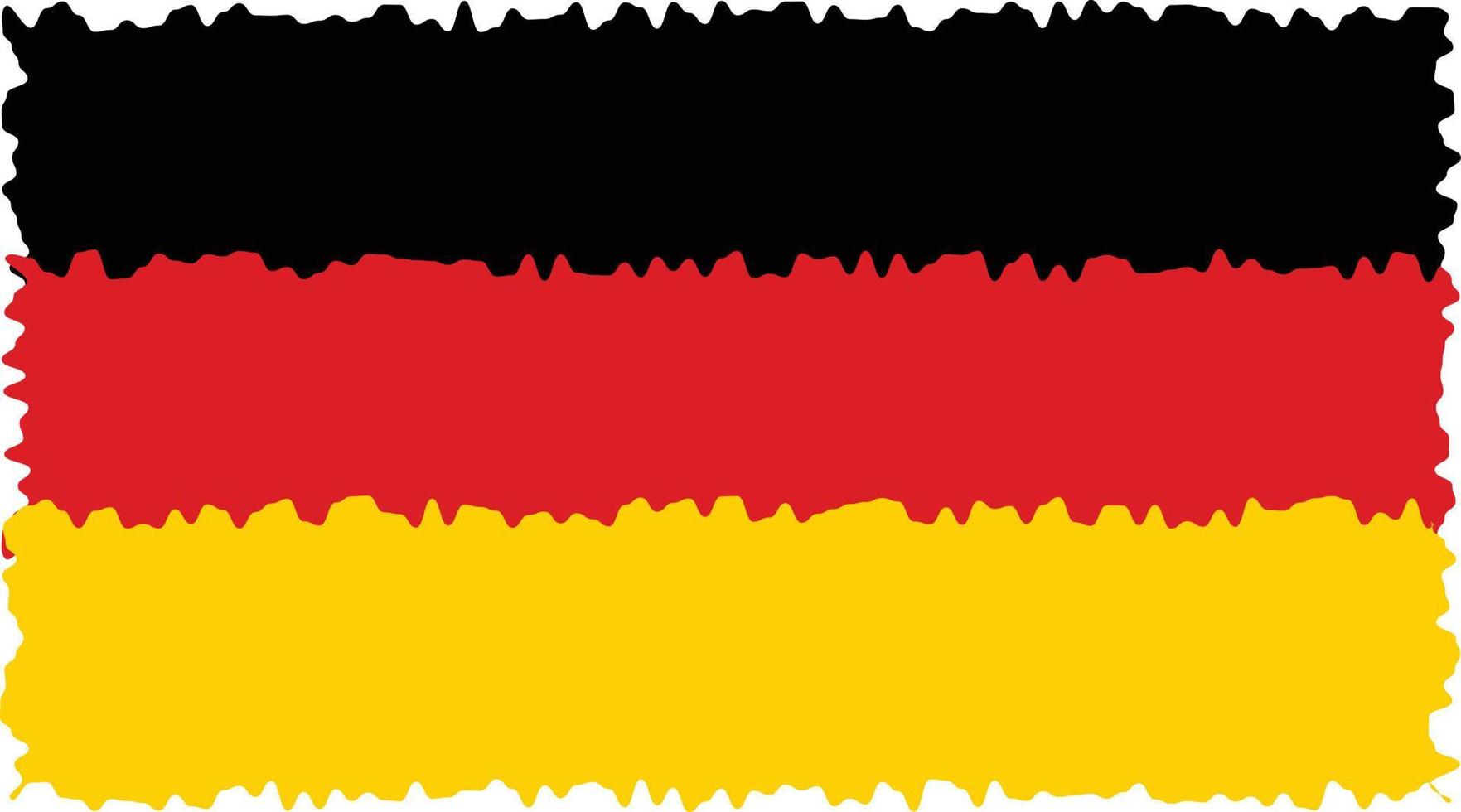 Germany, Brush stroke flag of Germany, Grunge German flag, flag vector illustration, watercolor style flag of Germany, suitable for t shirt print and social media, sign and tag for German products