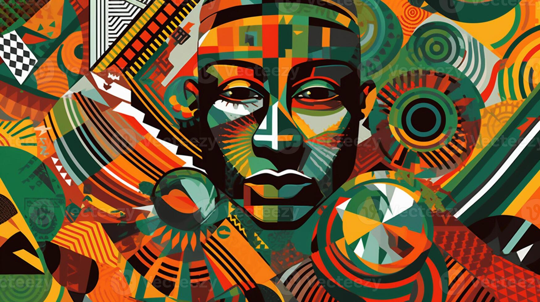 The vision of a united and prosperous Africa, showcases its potential for innovation, development, and self - determination. africa day concept artwork photo
