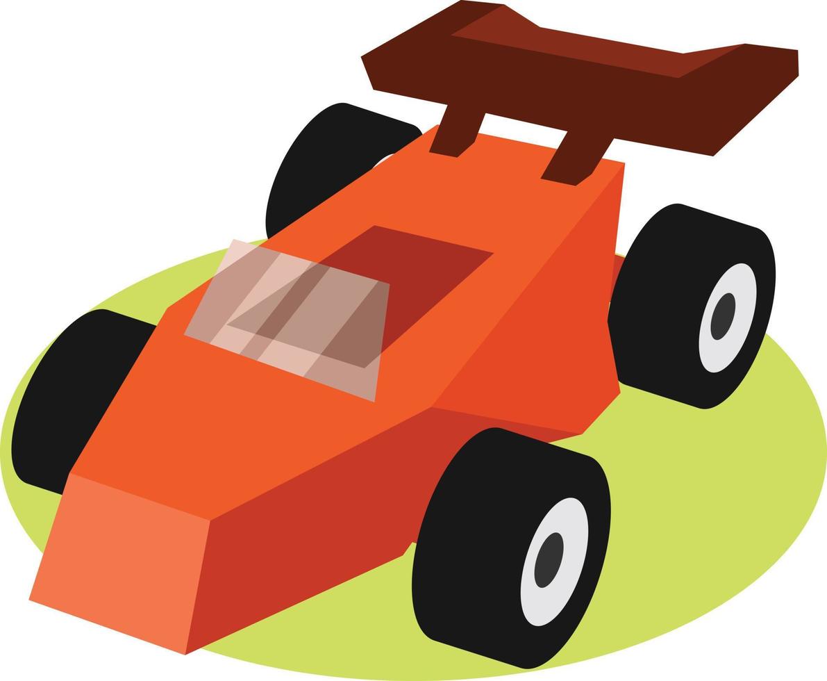 Go Kart Vehicle, Racing Car, Vector Image