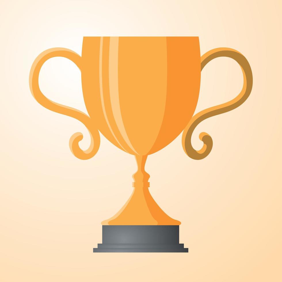 Vector Image Of A Trophy For The Winner