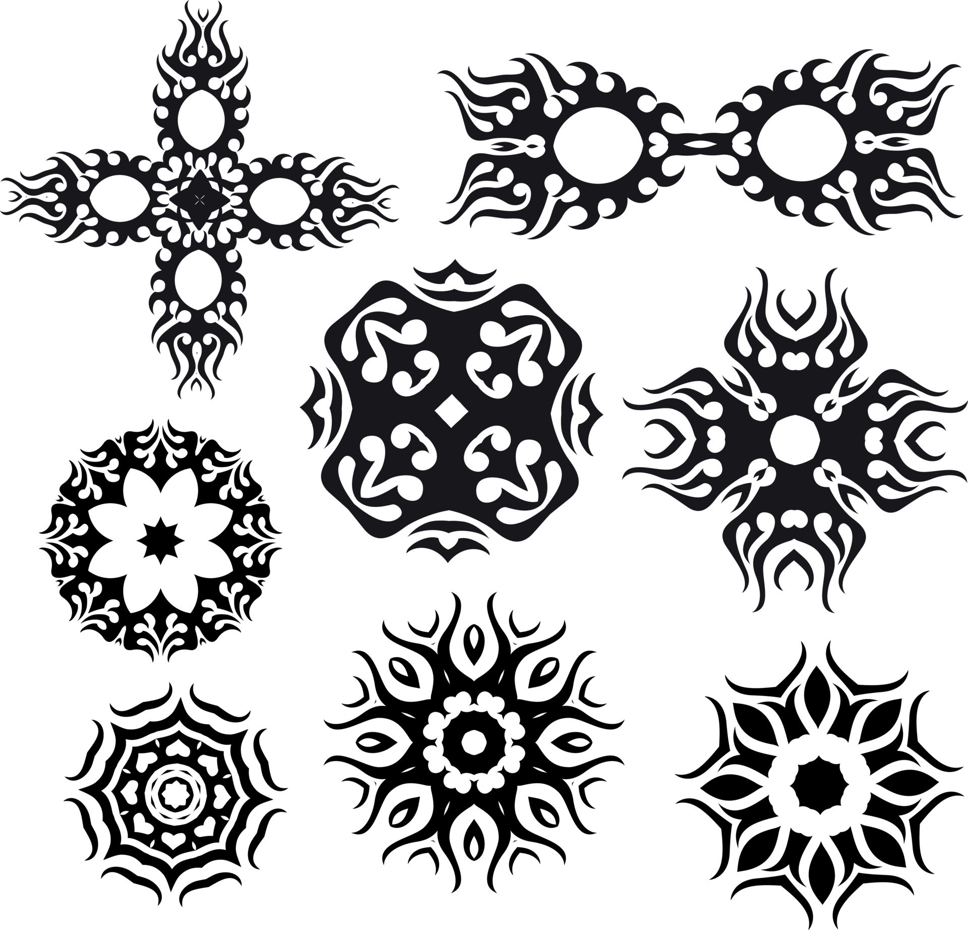 Tribal Design Vector
 Vector Pack Decorative Tribal Designs Vector Art at Vecteezy