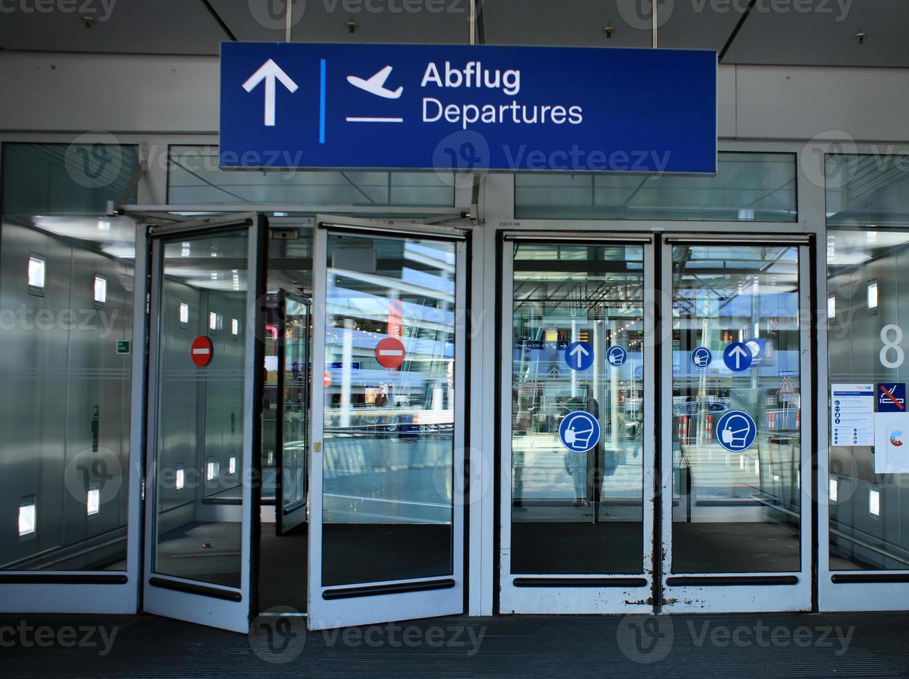 Dusseldorf, Germany, Wednesday 12 April 2023 International airport people walking and traveling in europe high quality background holidays prints photo