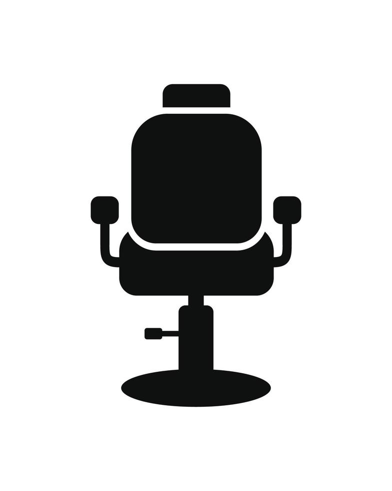 Barber chair icon isolated on white background vector