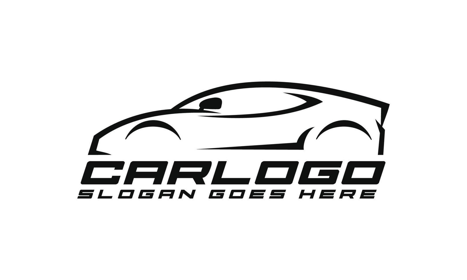 vector de diseño de logotipo automotriz de coche