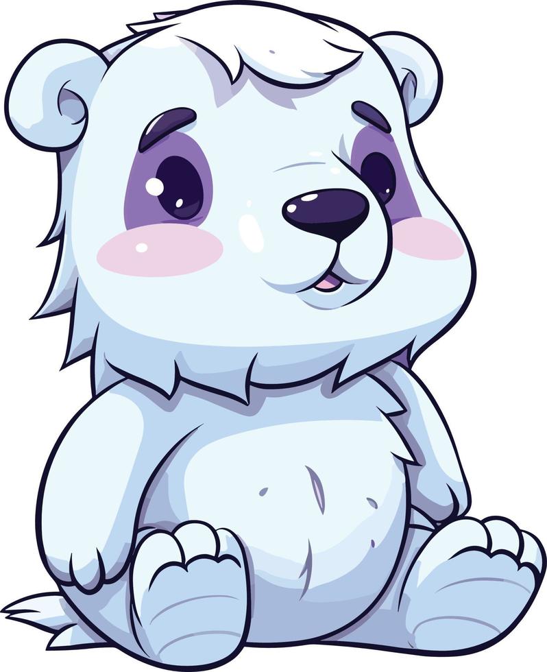 lindo oso de peluche vector