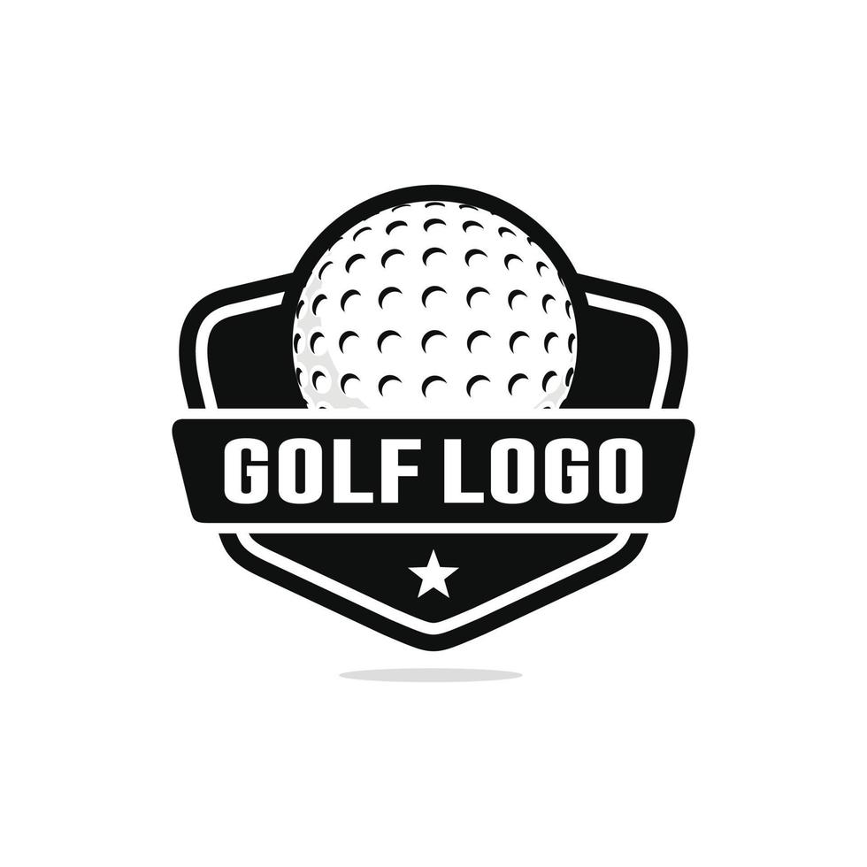 golf logo diseño vector