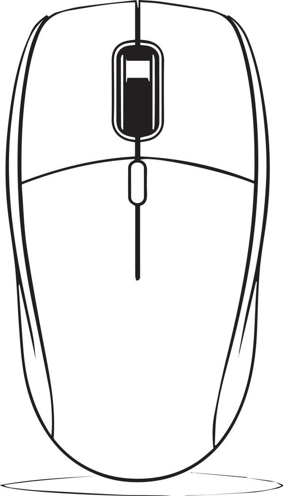 Computer mouse vector icon