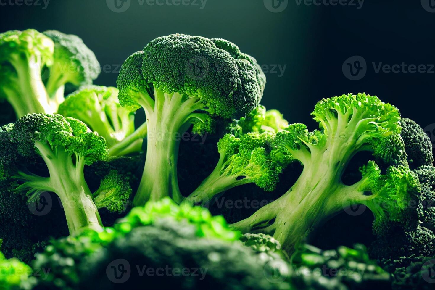 Close up photo of a castle made of broccoli. .