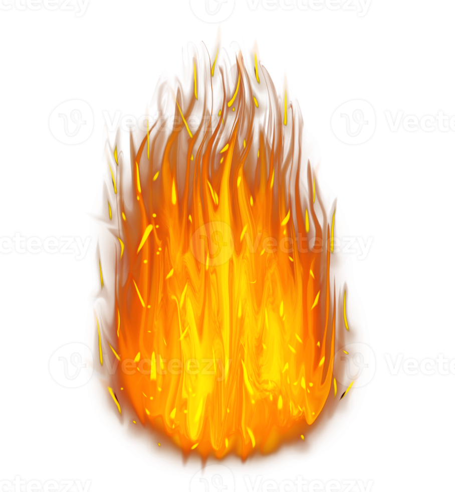 Realistic burning fire flames, Burning hot sparks realistic fire flame, Fire flames effect png