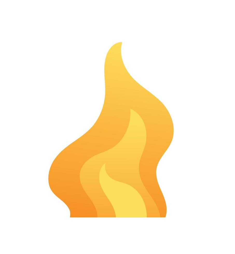 Burning bonfire vector illustration