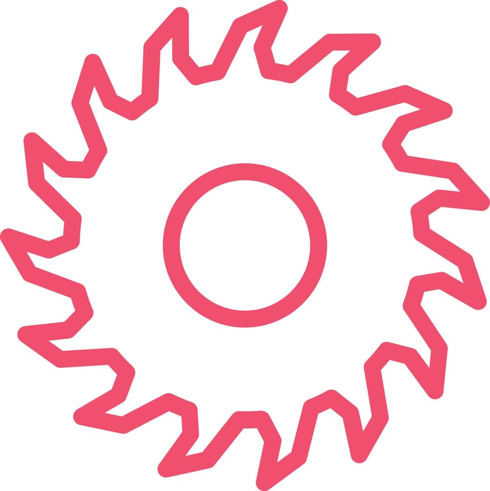 Circular Saw Vector Icon Design