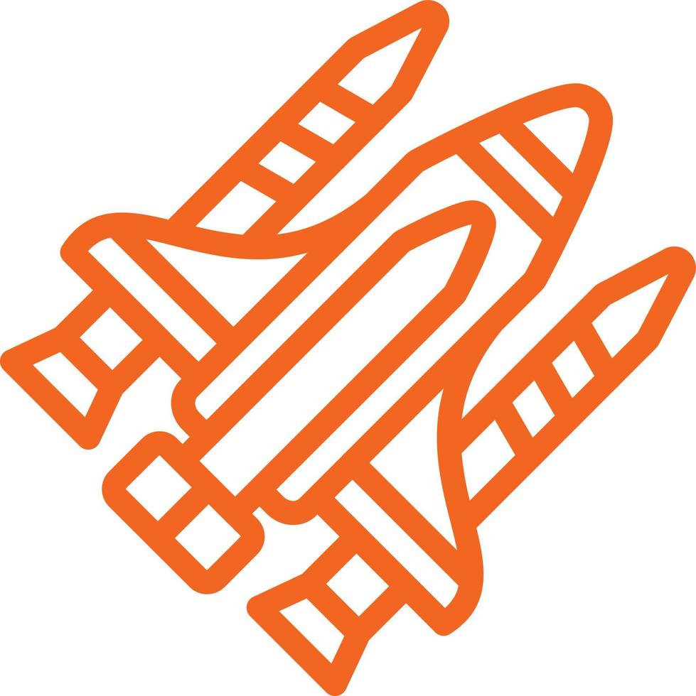 Space Shuttle Vector Icon Design