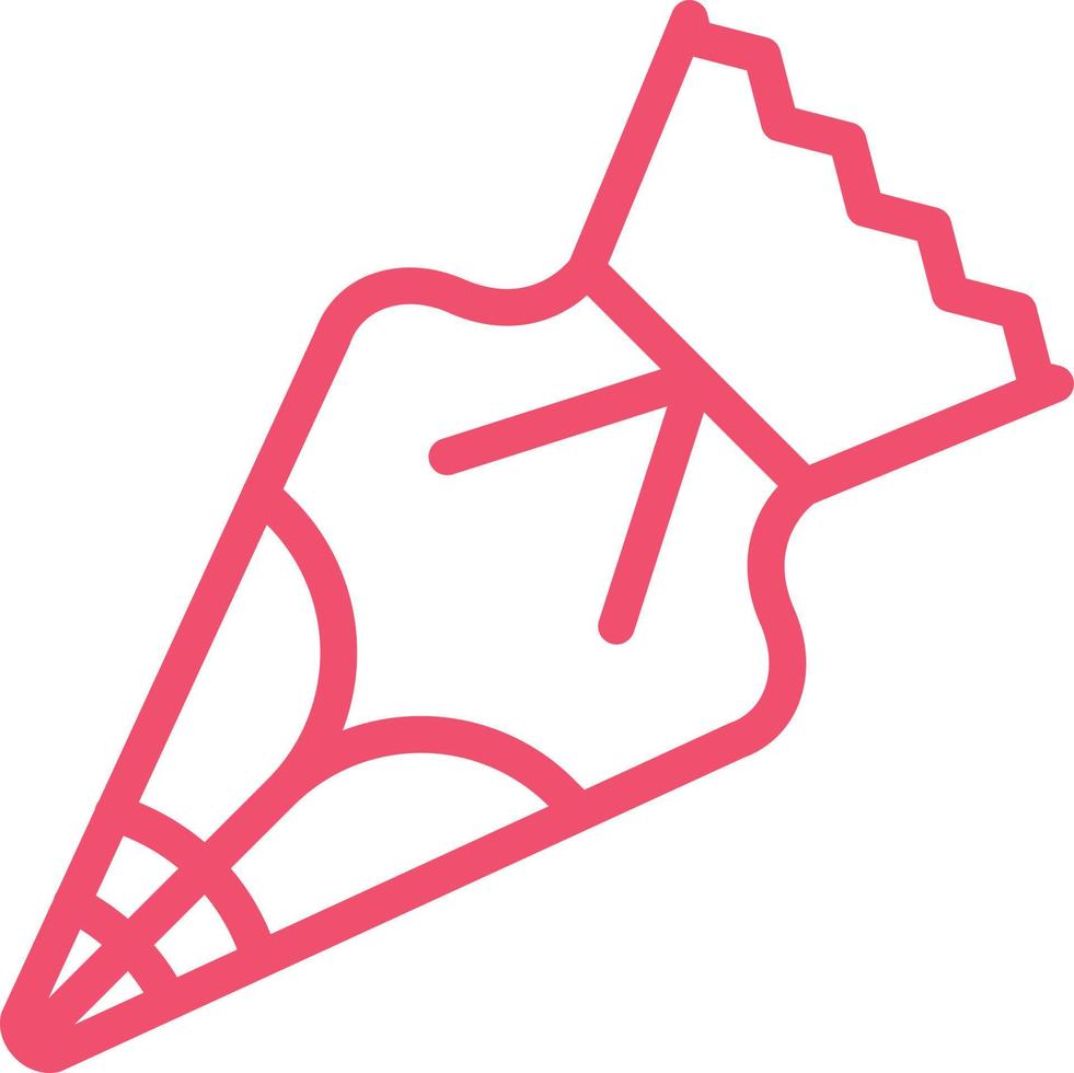 Pastry Bag Vector Icon Design