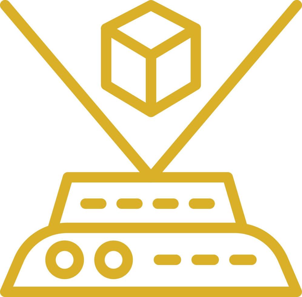 Holographic Vector Icon Design