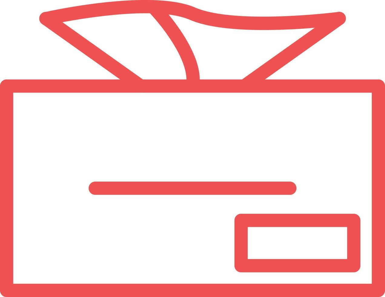 Tissue Box Vector Icon Design