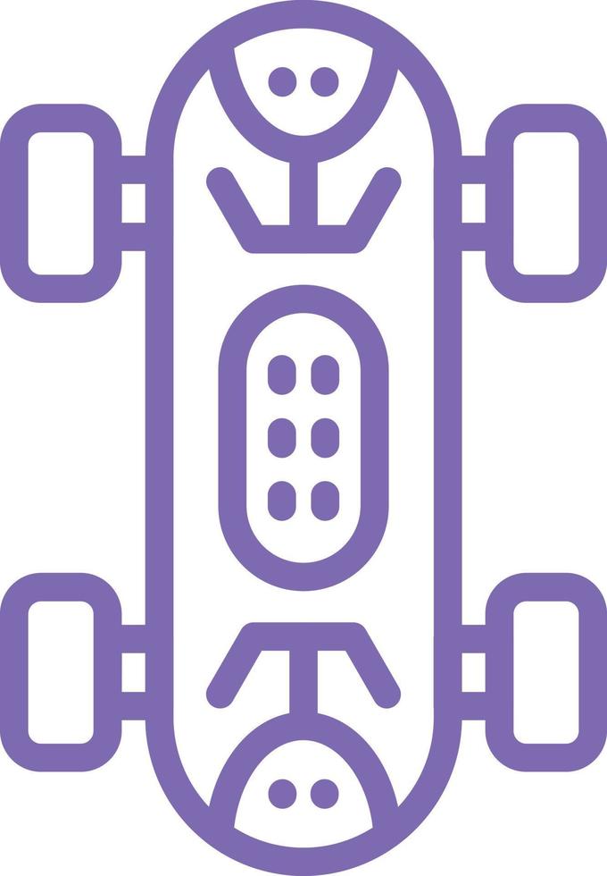 Skateboard Vector Icon Design