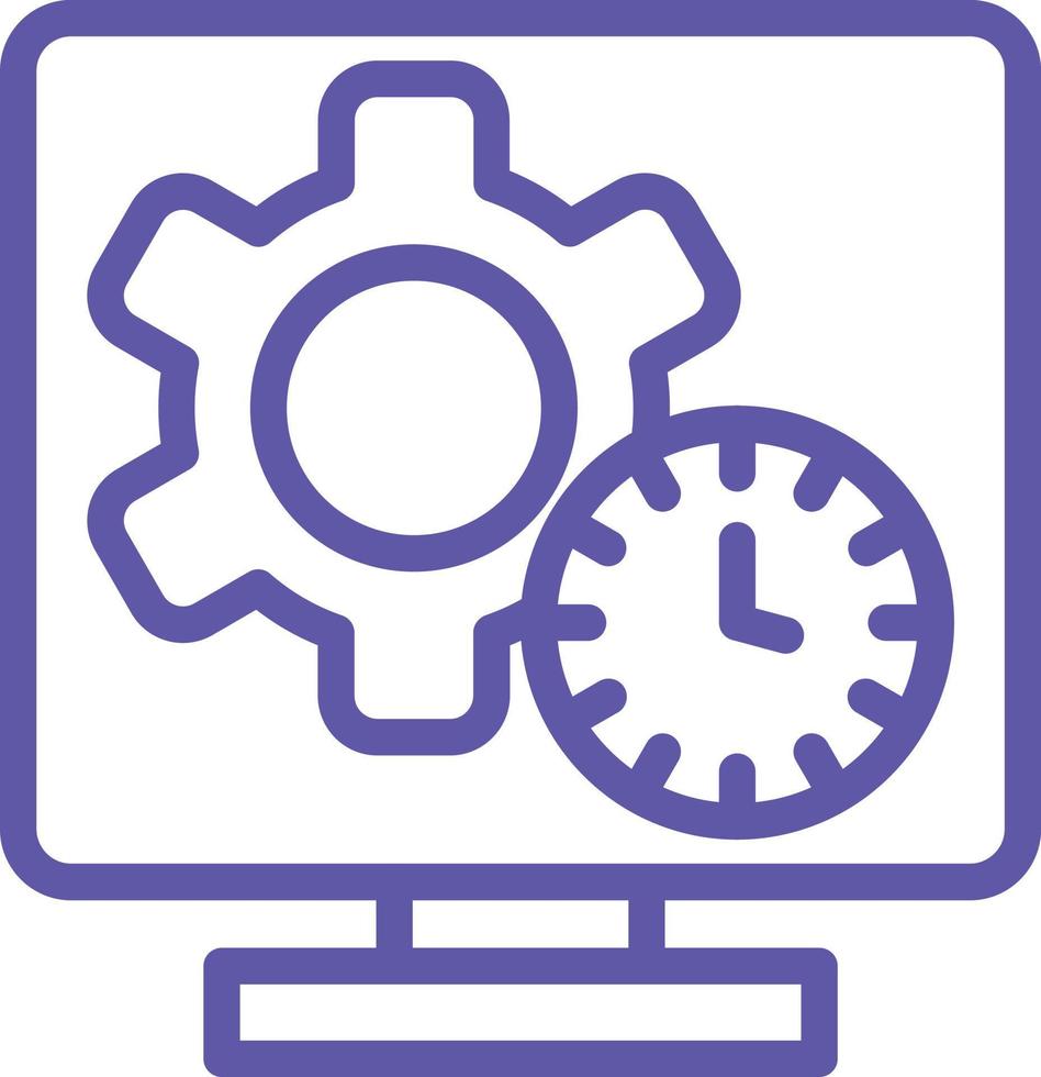 Monitor Vector Icon Design