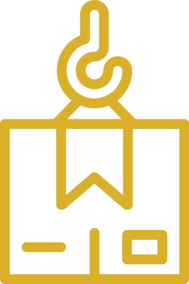 Lifting Parcel Vector Icon Design