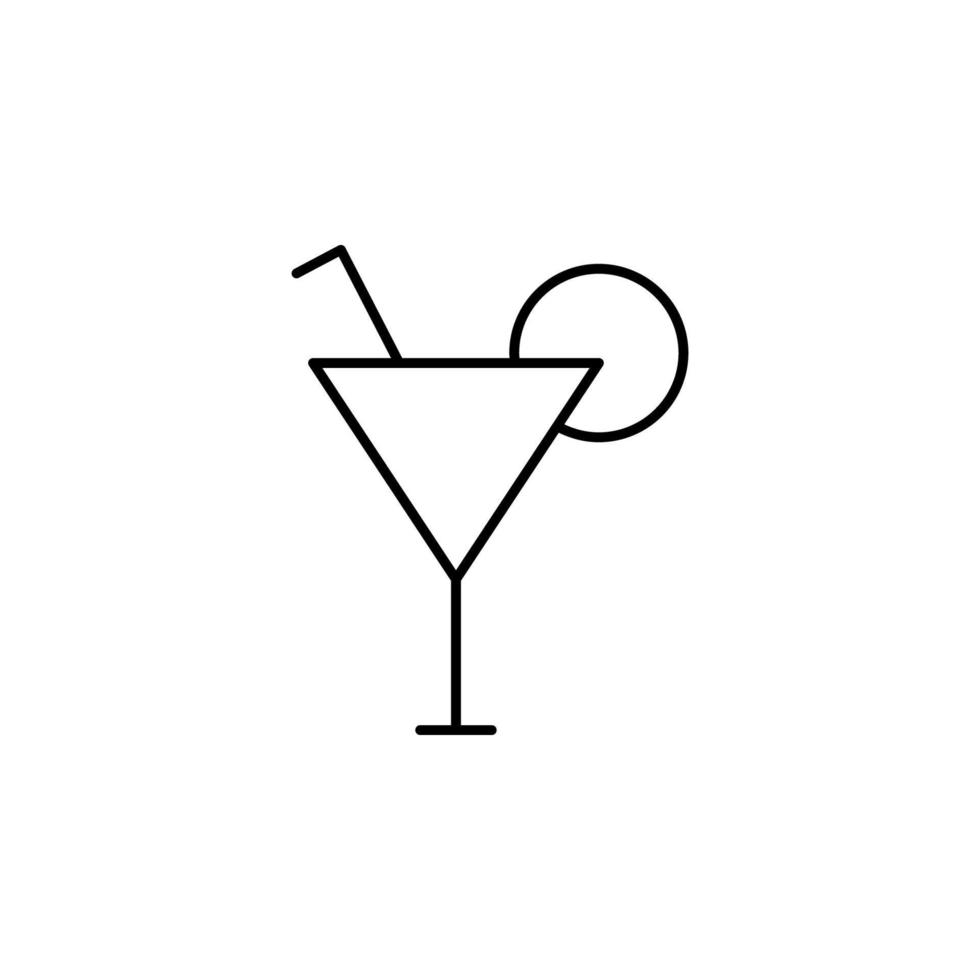 cocktail vector icon