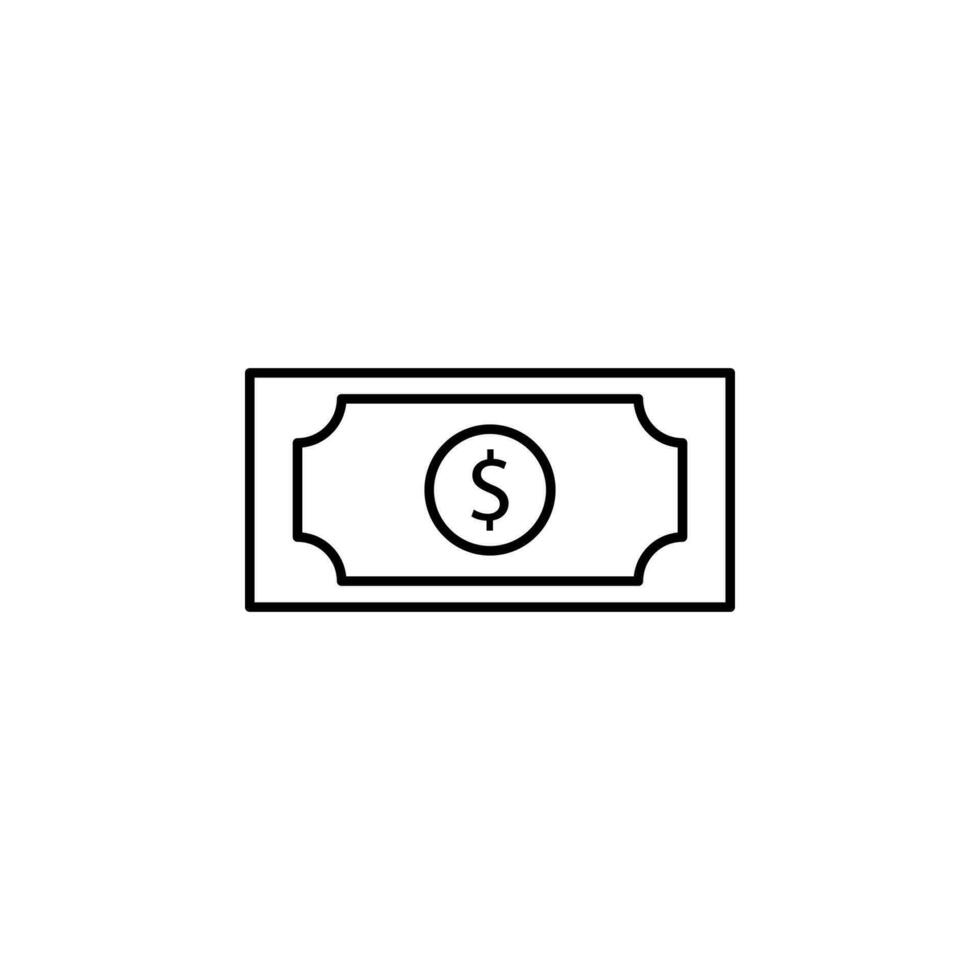 banknote vector icon