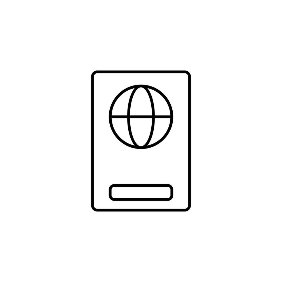 passport vector icon