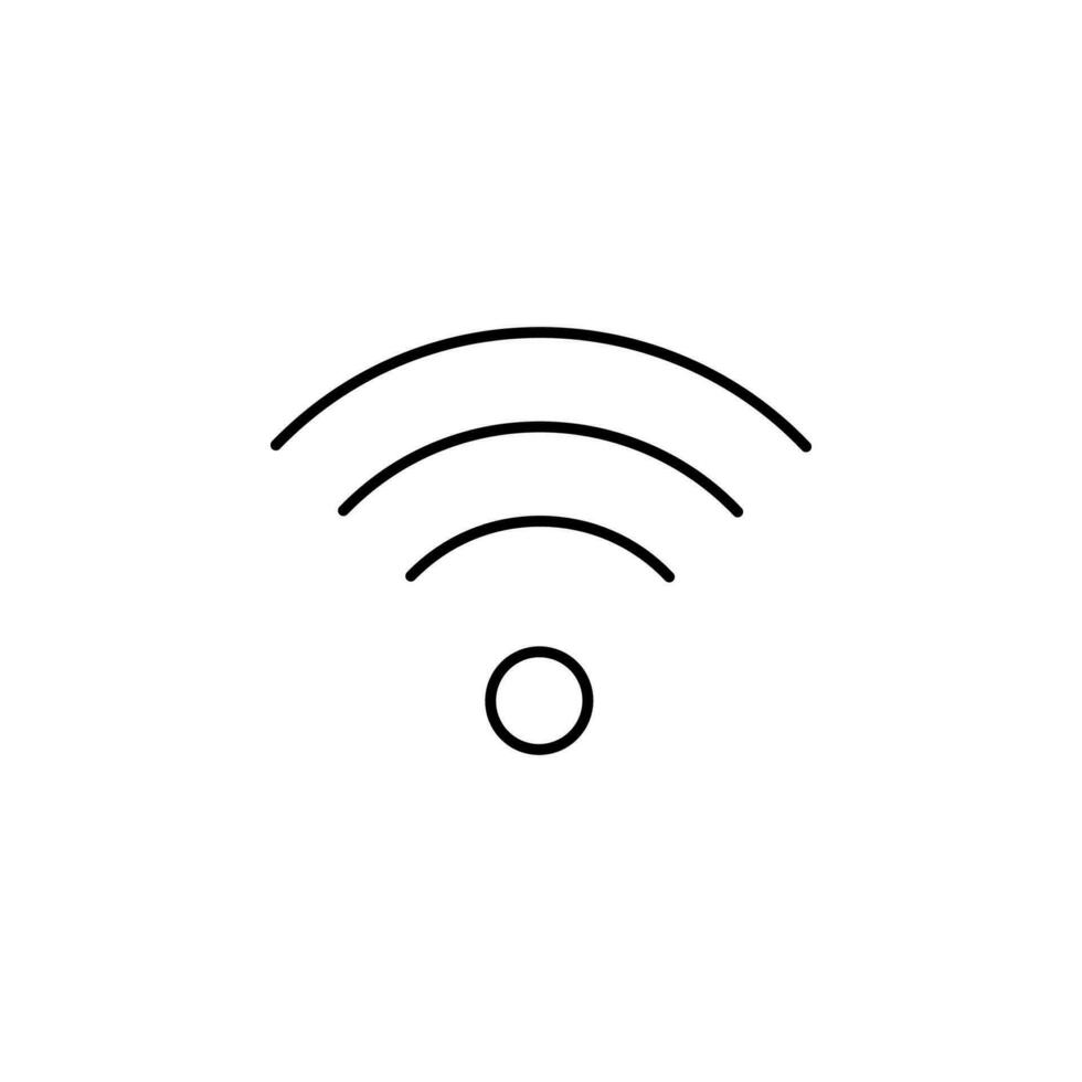 radio signal vector icon