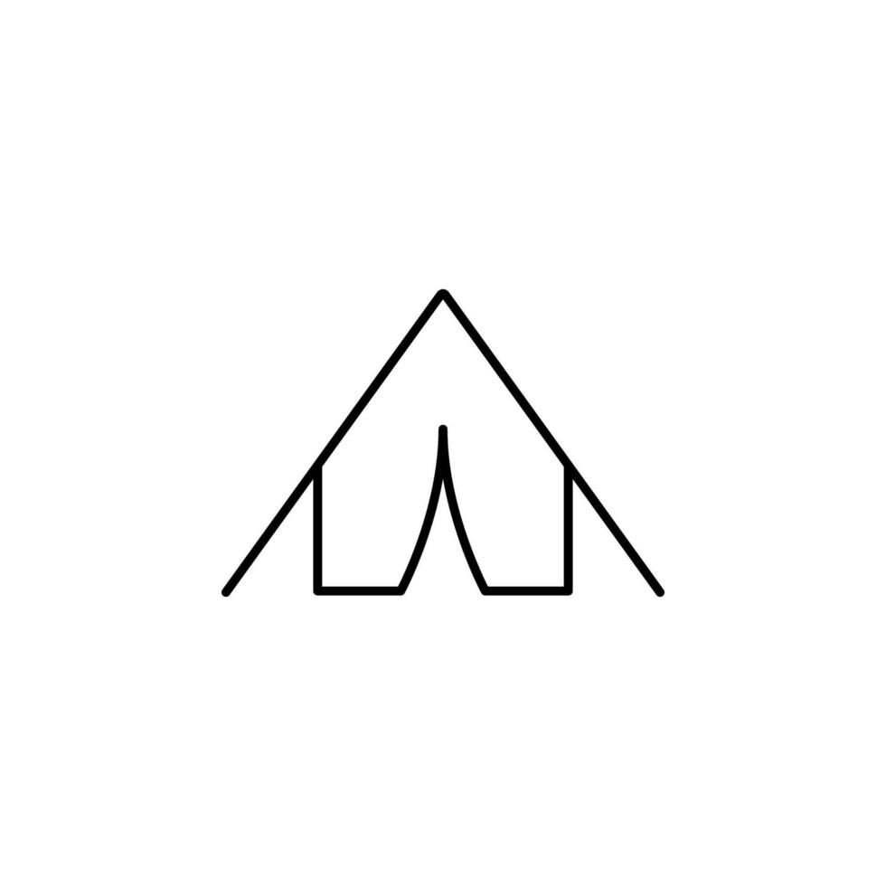 tent vector icon