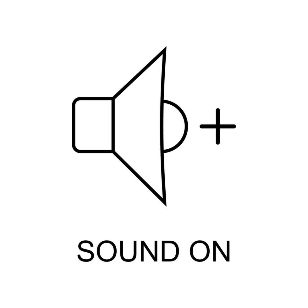 sonido en vector icono