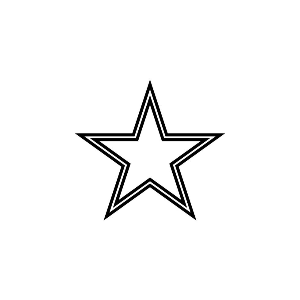 star line vector icon